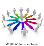 Connections in a Network of People