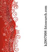 Red Christmas border design Red Christmas border design