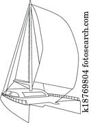 velejando, catamaran