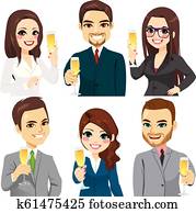 Business People Toasting Business People Toasting