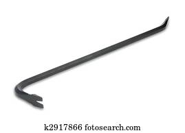 crowbar isolated fotosearch