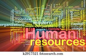 Human resources background concept glowing Human resources background concept glowing