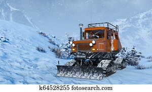 除雪車 イラスト 59 除雪車 画像 Fotosearch