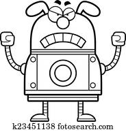 Angry Dog Clip Art | k4628527 | Fotosearch