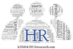 Human resources concept in tag cloud Human resources concept in tag cloud