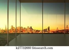 leeres büro, innere