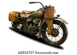 Antique Military Motorcycle Antique Military Motorcycle