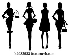 business female silhouette