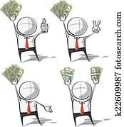 Simple Business People - Money