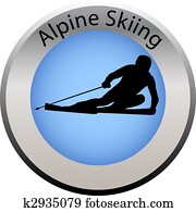 חורף, משחק, כפתר, אלפיני גולש