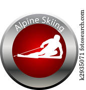 חורף, משחק, כפתר, אלפיני גולש