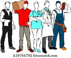 קריירות, מקצועי, ocuppations, י.ל.