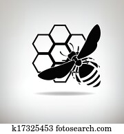 Black bees and honey Black bees and honey