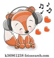 Cute cartoon Fox Cute cartoon Fox