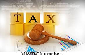 מס, עם, a, gavel., מס, חזר, judgments