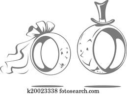 bridegroom and bride. wedding ring bridegroom and bride. wedding ring
