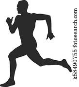 man runner sprinter man runner sprinter