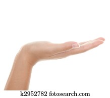 Open hand palm