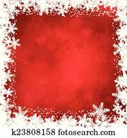 Christmas snowflake border Christmas snowflake border