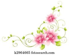 flower and vines flower and vines