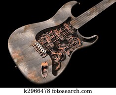 Grungy steam punk guitar Grungy steam punk guitar