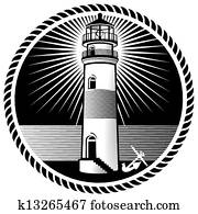 Lighthouse mark Lighthouse mark