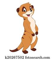 Cartoon Meerkat Cartoon Meerkat