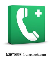 Emergency Telephone Sign Emergency Telephone Sign