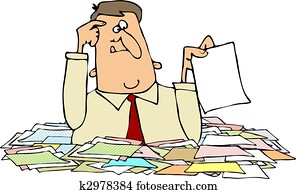 felhalmoz of paperwork