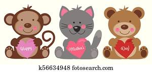 Happy Mothers Day Animals Happy Mothers Day Animals