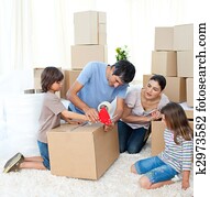 Jolly Family moving house