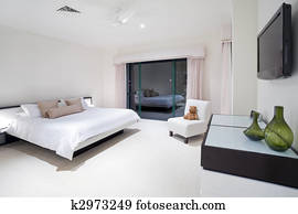 Master bedroom in luxury mansion Master bedroom in luxury mansion