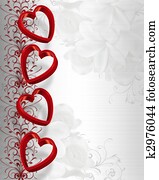 Valentines Day Hearts Border Valentines Day Hearts Border
