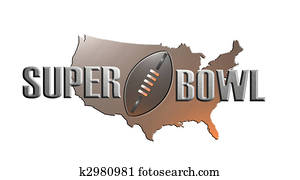 americano, rúgbi, futebol, superbowl, com, mapa