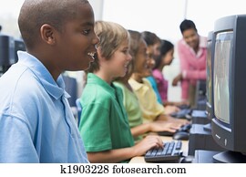 grundschule, computerschulung