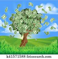 Money Tree Clipart K13570861 Fotosearc!   h - money tree concept