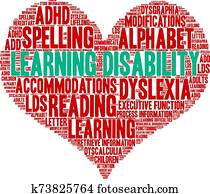 ללמוד, נכות, מילה, ענן