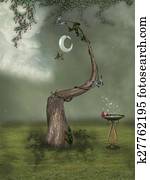 Fantasy landscape Fantasy landscape