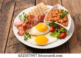 pequeno almoço inglês