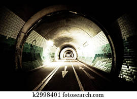 Tunnel by night