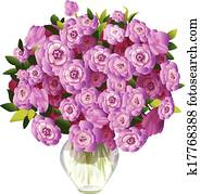 bouquet of pink flowers in a vase bouquet of pink flowers in a vase