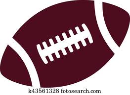 Brown American Football Brown American Football
