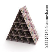 mexican pesos, piramis
