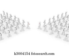 négociations, -, deux, équipe, dirigeants