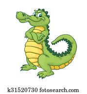 Cartoon crocodile Cartoon crocodile