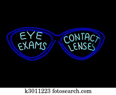 Neon Eyeglasses Sign Neon Eyeglasses Sign