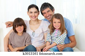 Portrait of a happy family