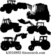 טרקטור, צלליות