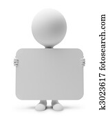 3d, 小, people-announcement