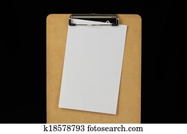 blank memo or menue space on clip board blank memo or menue space on clip board